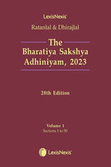 Ratanlal & Dhirajlal's Bharatiya Sakshya Adhiniyam 2023 (Set of 2 Volumes) - Books By LexisNexis