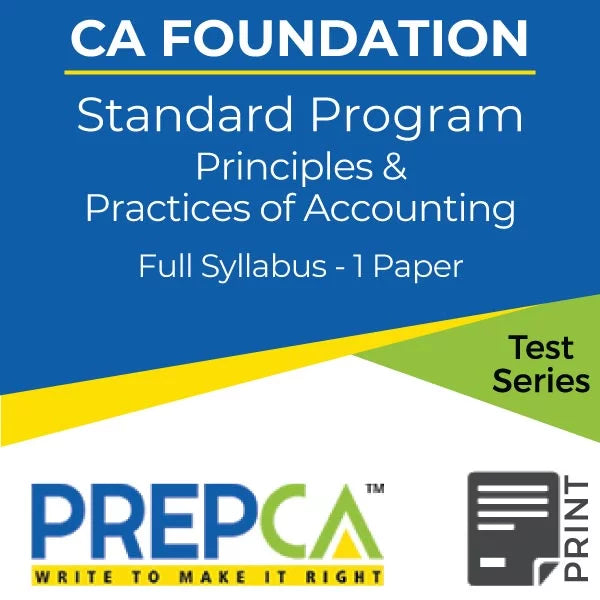 CA Foundation Standard Plus Program Any Subject (3 Papers) Test Series