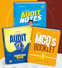 CA Inter Audit (Notes + Question Bank) Combo Books by CA Shubham Keswani