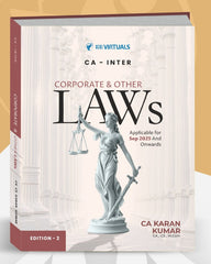 CA Inter Corporate & Other Laws Main Book by CA Karan Kumar