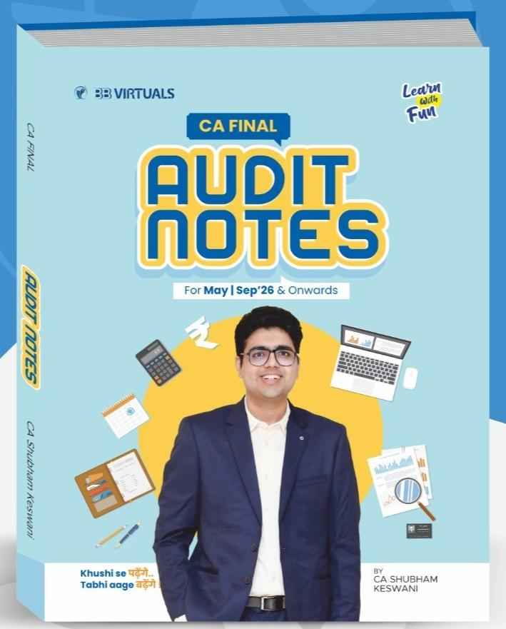 CA Final Audit (Notes) Book by CA Shubham Keswani