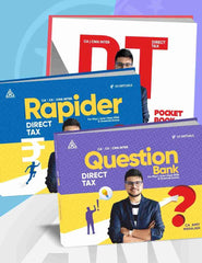 CA Inter Direct Tax Exam Kit (Set of 3 Books) by CA Amit Mahajan