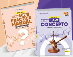 CA Inter Corporate & Other Laws (Main + Question Bank) Combo Book Set by CA Karan Kumar