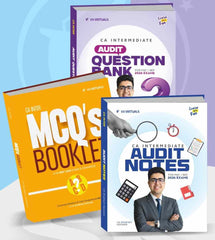 CA Inter Audit (Notes + Question Bank) Combo Books by CA Shubham Keswani