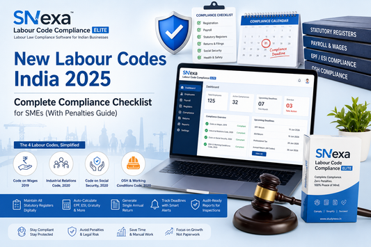 New Labour Codes India 2025: Complete Compliance Checklist for SMEs (With Penalties Guide)