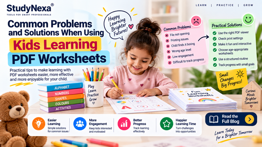 Common Problems and Solutions When Using Kids Learning PDF Worksheets