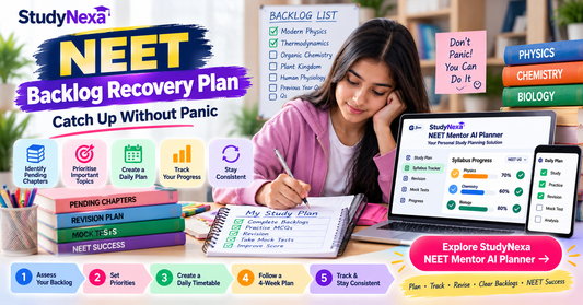 NEET Backlog Recovery Plan: Catch Up Without Panic - BuyTestSeries.in