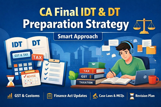 CA Final IDT & DT Preparation Strategy – Smart Approach
