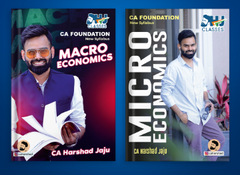 CA Foundation Business Economics (Regular & Exam-Oriented) book set by CA Harshad Jaju