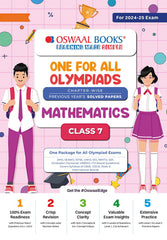 One For All Mathematics Olympiad Previous Years' Solved Papers Class 7 by Oswaal Books