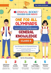 One For All General Knowledge Olympiad Previous Years' Solved Papers Class 6 by Oswaal Books