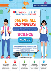 One For All Science Olympiad Previous Years' Solved Papers Class 8 by Oswaal Books