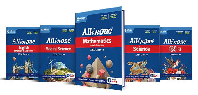 All in One English Lang., Hindi-B, Mathematics, Science and Social Science (Combo) Class 10 for CBSE Exam - Books By Arihant Publication