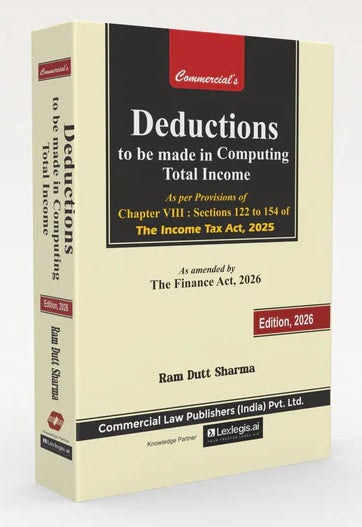 Commercial's Deductions to be made in Computing Total Income - Book by Ram Dutt Sharma
