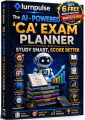 The AI-Powered ‘CA’ Exam Planner: Study Smart, Score Better - A Complete AI-Assisted Study Planner, Revision Tracker, Mock Test System & Performance Dashboard for CA Students - Book By LernPulse