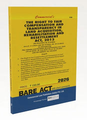 Commercial's Right to Fair Compensation and Transparency in Land Acquisition, Rehabilitation and Resettlement Act, 2013 Bare Act book