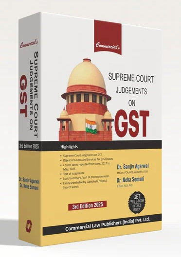 Commercial's Supreme Court Judgements on GST - Book by Dr. Sanjiv Agarwal & CA (Dr.) Neha Somani