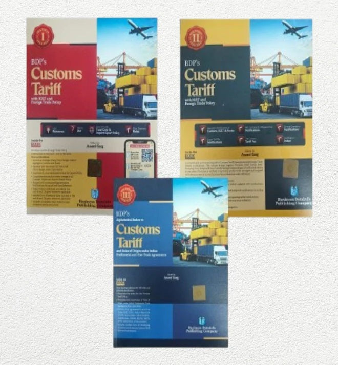 Commercial's Customs Tariff (Set of 3 Volumes) - Books By Anand Garg
