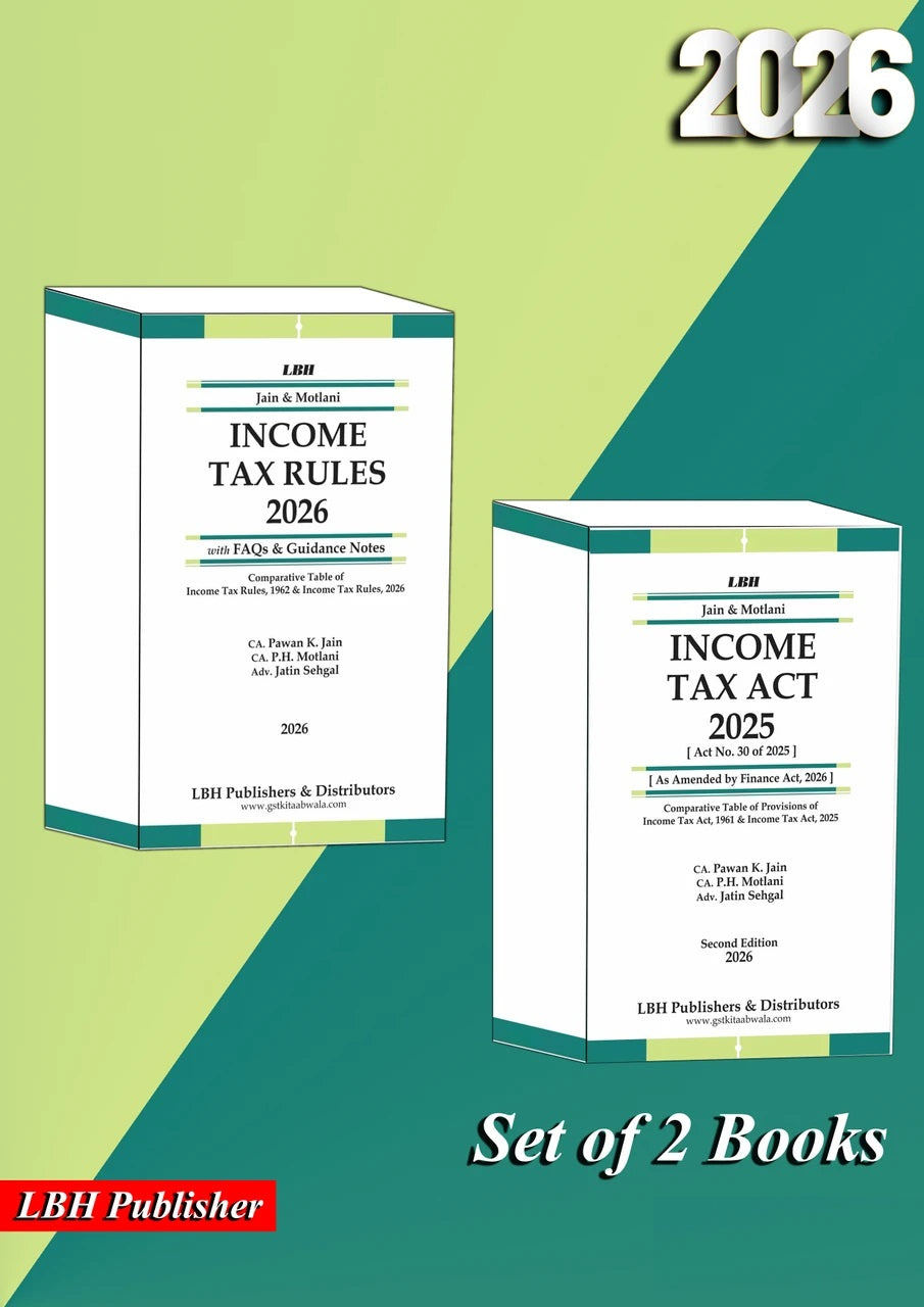 Jain & Motlani’s Income Tax Rules 2026 and Income Tax Act 2025 - Books By Legal Book House