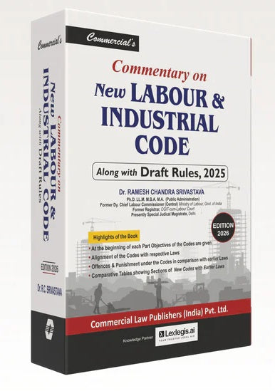 Commercial's Commentary on New Labour & Industrial Code - Book By R.C. Srivastava