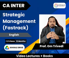 CA Inter Strategic Management (Fastrack) Video Lectures in English by Prof. Om Trivedi (Google Drive, 1.5 Views, 12 Months)