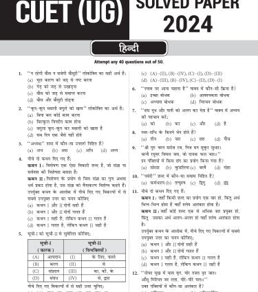 NTA CUET (UG) 10 Practice Test Papers For All Domain (Section – 1, 2 and 3) English and Hindi, Physics, Chemistry, Biology, Mathematics and General Test By MTG Learning