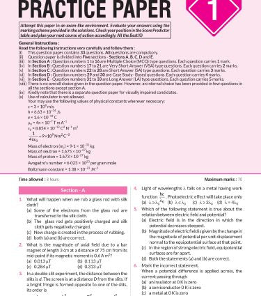 Class 12 CBSE Physics Book (CBSE Champion) - Chapterwise Topicwise Solved Papers By MTG Learning