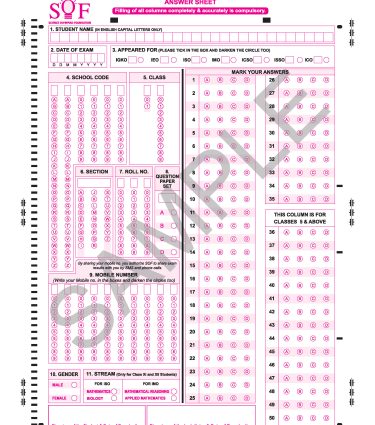 ISO Class-7 Olympiad Previous Years Papers (PYP) Science with Sample OMR Sheet - Book By MTG Learning