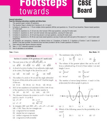 Foundation Course Mathematics Book for Class 10 by MTG Learning
