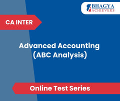 CA Inter Advanced Accounting (ABC Analysis) Test Series (Online)