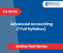 CA Inter Advanced Accounting (1 Full Syllabus) Test Series (Online)