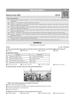Class 9 CBSE Question Bank Social Science Chapter-wise & Topic-wise (with Competency Based Questions & Comprehensive NCERT coverage) By Oswaal Books