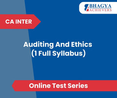 CA Inter Auditing And Ethics (1 Full Syllabus) Test Series (Online)