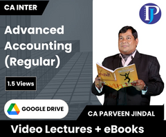 CA Inter (2023 Scheme) Advanced Accounting Video Lectures by CA Parveen Jindal (Google Drive, 1.5 Times, eBooks)