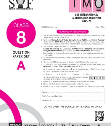 Foundation Course Mathematics Book for Class 8 by MTG Learning