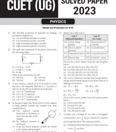 NTA CUET (UG) 10 Practice Test Papers For All Domain (Section – 1, 2 and 3) English and Hindi, Physics, Chemistry, Biology, Mathematics and General Test By MTG Learning