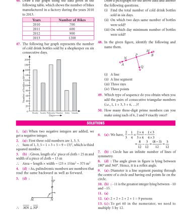 Foundation Course Mathematics Book for Class 6 by MTG Learning