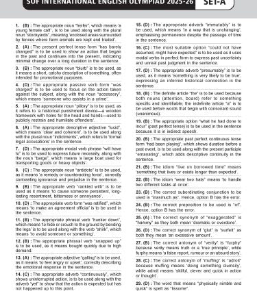 IEO Class-10 Olympiad Previous Years Papers (PYP - Set A and B) English with Sample OMR Sheet By MTG Learning