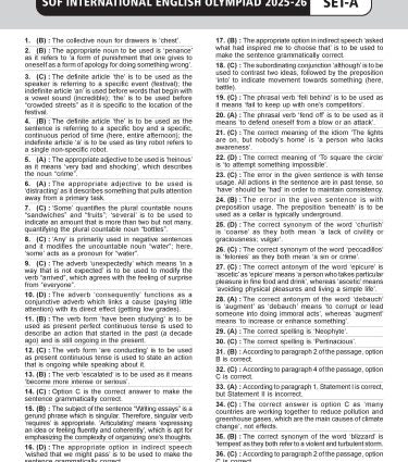 IEO Class-6 Olympiad Previous Years Papers (PYP) English with Sample OMR Sheet - Book By MTG Learning