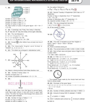 IMO Class-5 Olympiad Previous Years Papers Mathematics with Sample OMR Sheet Book by MTG Learning