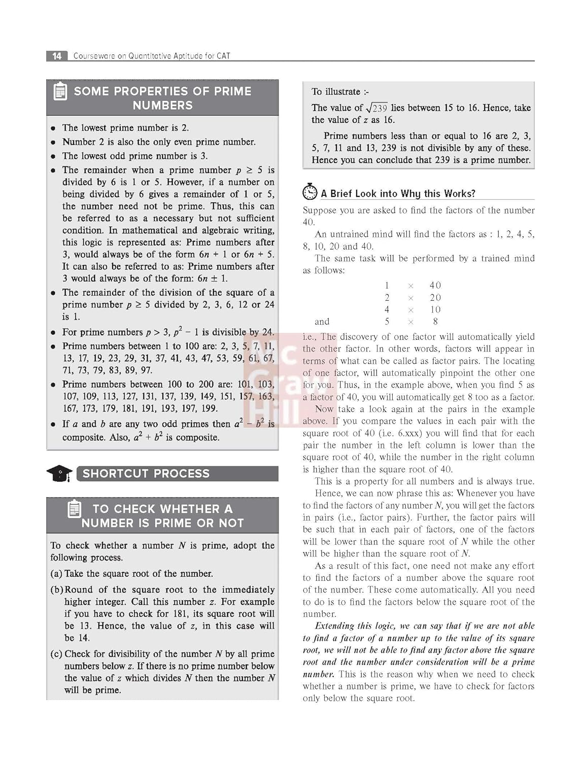 McGraw Hill's Courseware on Quantitative Aptitude for CAT - Book by Arun Sharma