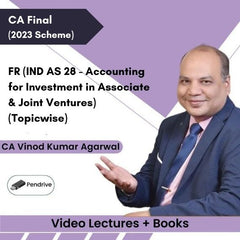 CA Final (2023 Scheme) FR (IND AS 28 - Accounting for Investment in Associate & Joint Ventures) (Topicwise) Video Lectures by CA Vinod Kumar Agarwal (Pendrive + Books)