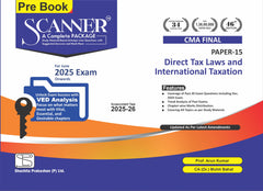 Shuchita Scanner CMA Final Paper - 15 Direct Tax Laws and International Taxation Green Edition.