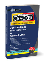 Taxmann Cracker -Jurisprudence Interpretation and General Laws Book for CS Executive (2022 Syllabus) by N.S. Zad, Kalyani Shirode
