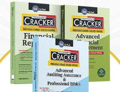 Cracker Combo Papers 1 to 3 (FR, AFM and Audit) Set of 3 Books for CA Final (2023 Syllabus) by Taxmann