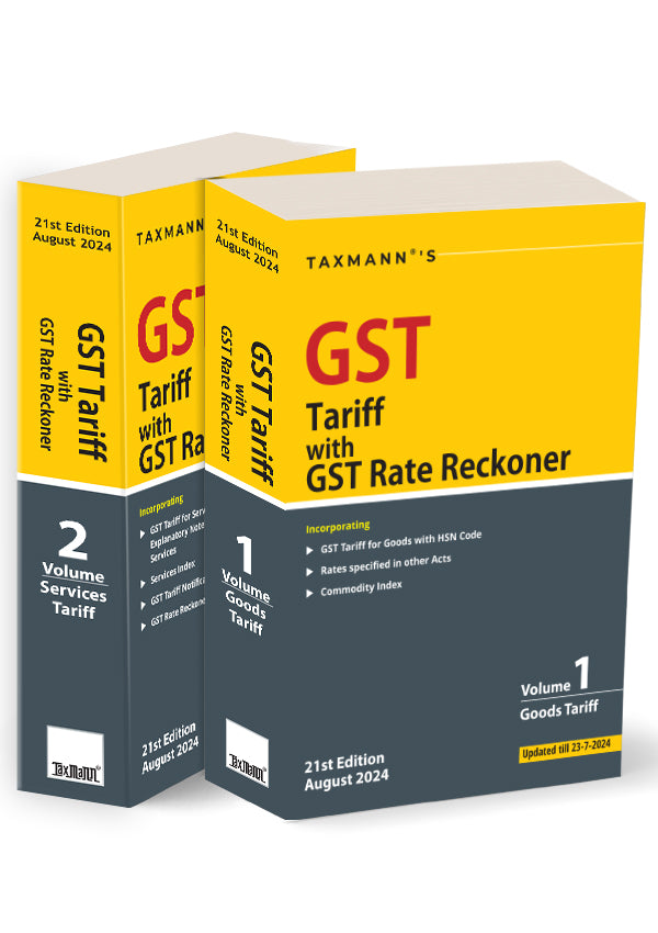 Taxmann's GST Tariff with GST Rate Reckoner