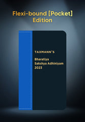 Bharatiya Sakshya Adhiniyam 2023 (Pocket Edition) by Taxmann