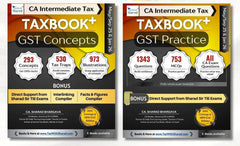 CA Inter GST Concepts & Practice (Set of 2 books) by CA Sharad Bhargava