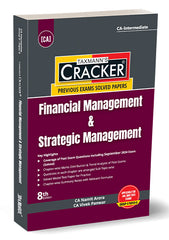 Taxmann Cracker - Financial Management & Strategic Management for CA Inter by CA Namit Arora, CA Vivek Panwar.