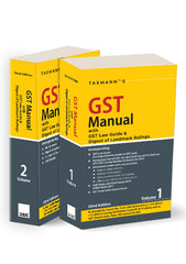 Taxmann's GST Manual with GST Law Guide & Digest of Landmark Rulings